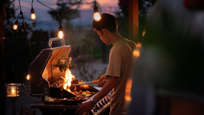 【楽天月末セール】ご当地食材BBQプラン肉＆海鮮＆野菜の贅沢盛りデラックスコース＜2食付＞